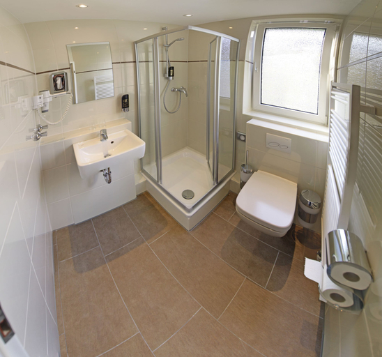 Bathroom 5, Hotel Residenz Düsseldorf, Düsseldorf