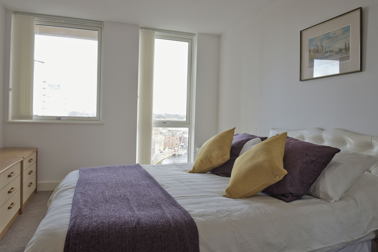 Bedroom 3, Toothbrush Apartments Waterfront - Adults Only, Suffolk