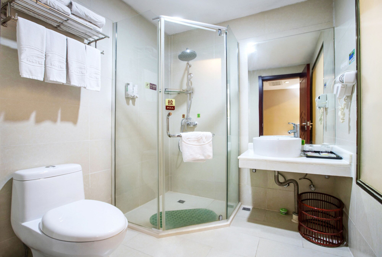 Bathroom, Weiluola Hotel Xiamen, Xiamen