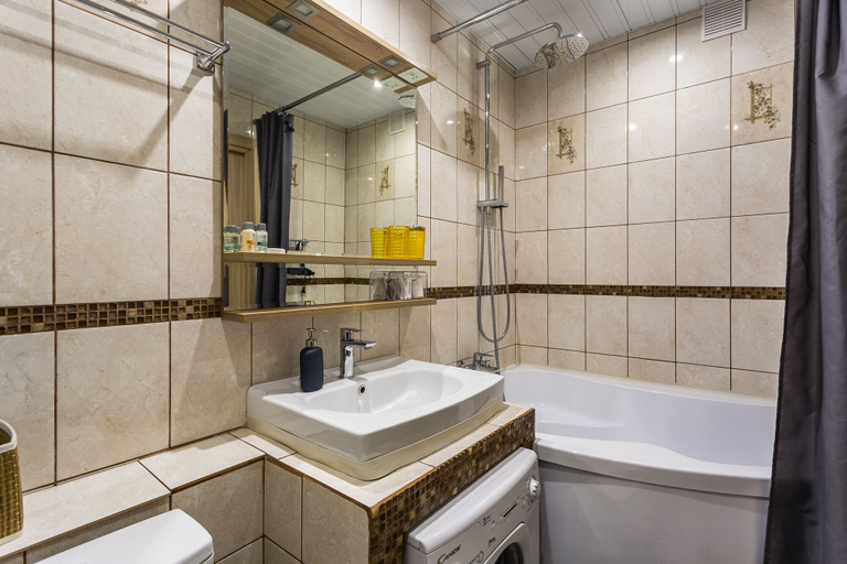 Bathroom 3, Apartment on Druzhinnikovskaya 11A, Northern