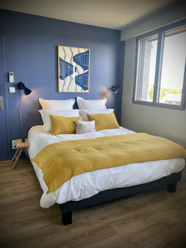 Bedroom 3, La Bellevue Bistrot et Chambres D'hotes, Morbihan