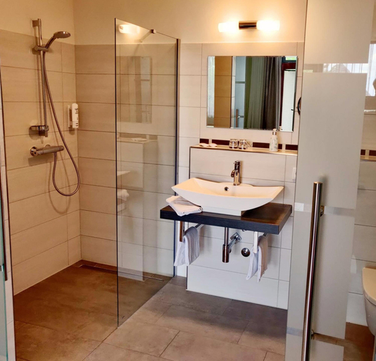 Bathroom 3, Hotel NEUE HÖHE, Sächsische Schweiz-Osterzgebirge