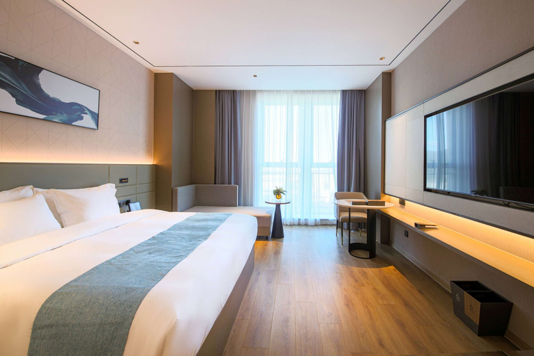 Bedroom 2, Howard Johnson By Wyndham Longxiang Hotel Ningbo, Ningbo