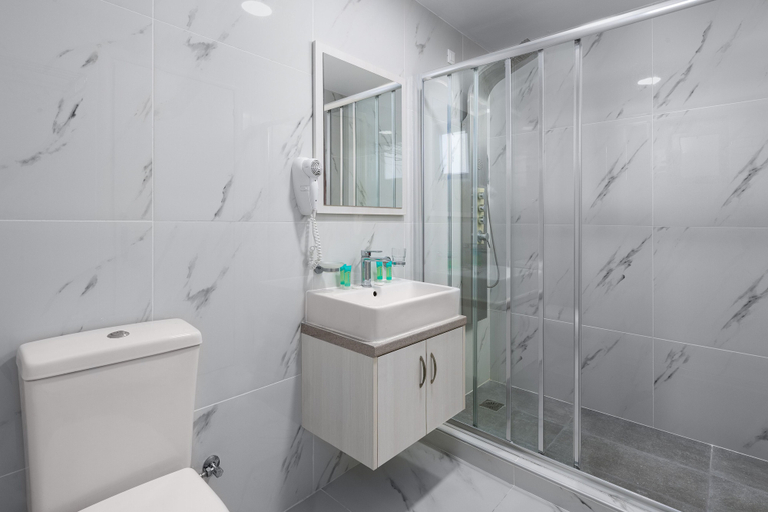 Bathroom 5, Eagles Nest Hotel, South Aegean