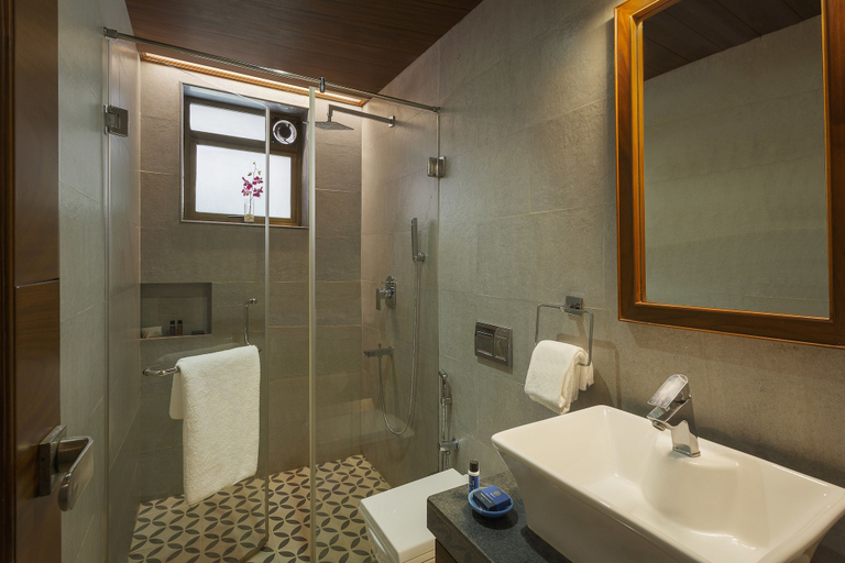 Bathroom 4, Lazy Lagoon, Baga A Lemon Tree Resort, North Goa