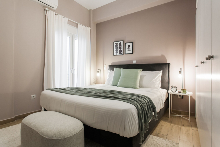 Bedroom 5, Gorgeous 1BR Apartment in Kolonaki, Attica