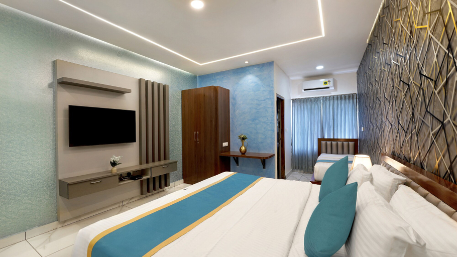 Bedroom 2, Royal Tusker Luxury Service Apartments, Mysore
