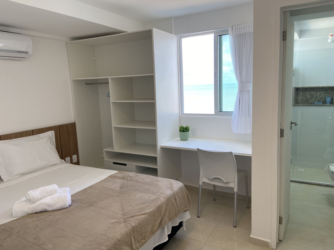 Bedroom 3, Bela Hospedagem-Apt frente mar no Bessa, João Pessoa