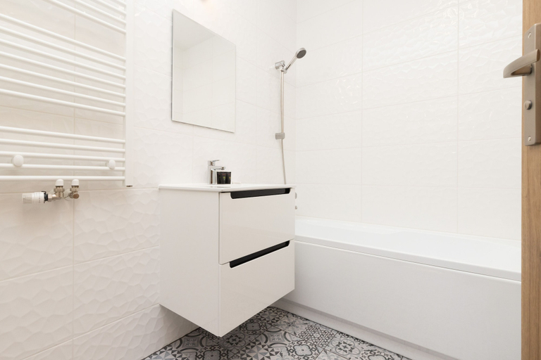 Bathroom 3, Apartments Sw. Barbary Gdansk by Renters, Gdańsk City