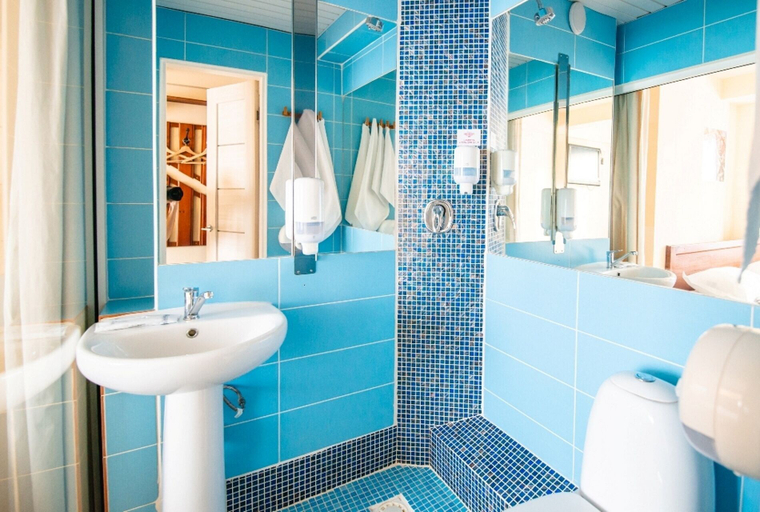 Bathroom 2, Hotel Discovery, Novosibirskiy rayon