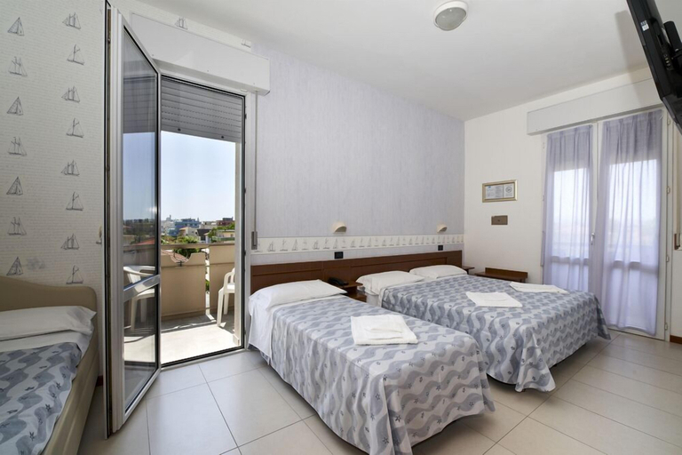 Bedroom 2, Atlantic Spiaggia, Rimini