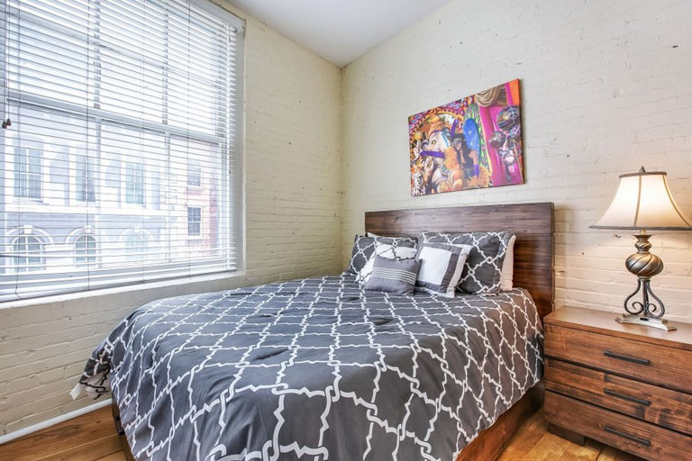 Bedroom 2, Merchant Lofts Comfy Condos – Walk Everywhere, Orleans