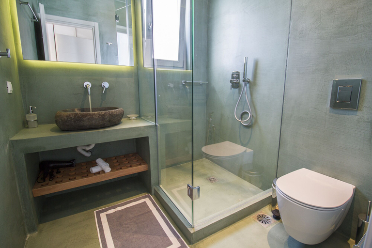 Bathroom 4, Anarina Villas Mykonos Elia Beach, South Aegean
