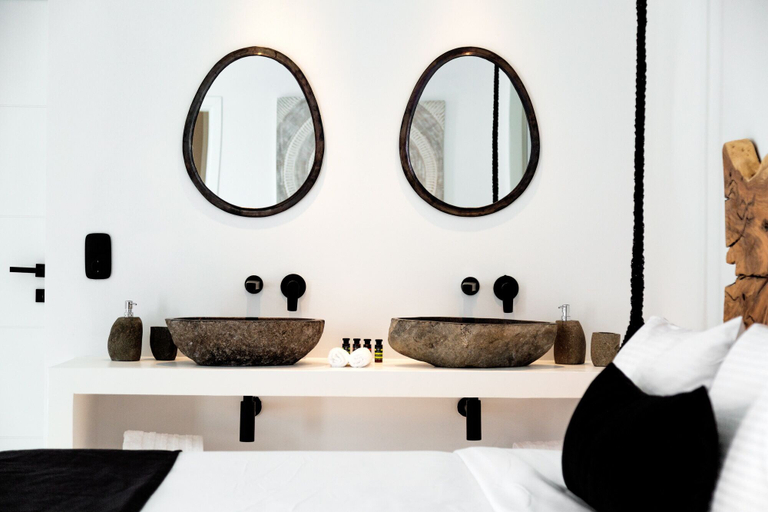 Bathroom 4, Psarou Black Villa II, South Aegean