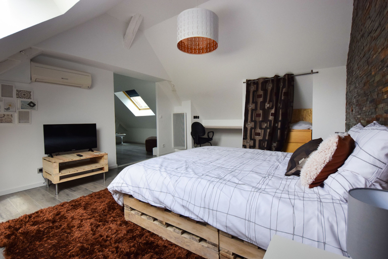 Bedroom 3, Chambre d'Hotes Lorengrain, Aisne