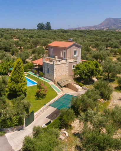 Exterior & Views 2, Villa Dimitris Large Private Pool Walk to Beach Sea Views A C Wifi Car Not Required Eco-frien - 1923, Crete