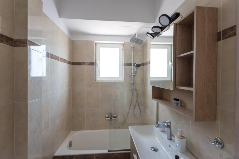 Bathroom, Athens & Acropolis View 7th Floor Apartment, Attica