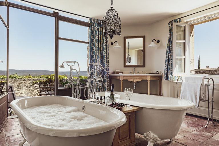 Bathroom 5, Hotel Crillon Le Brave, Vaucluse