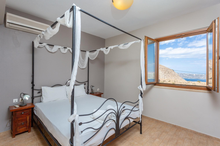 Bedroom 5, Villa Stratos Large Private Pool Sea Views A C Wifi Eco-friendly - 2117, Crete