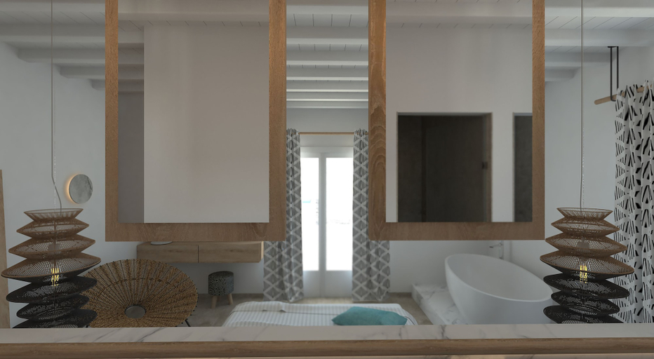 Bathroom 5, Apiro Mykonos, South Aegean