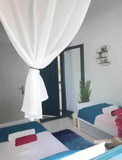 Bedroom 2, Minimal Resort & Pool in Siviri, 150m From the Sea, Central Macedonia