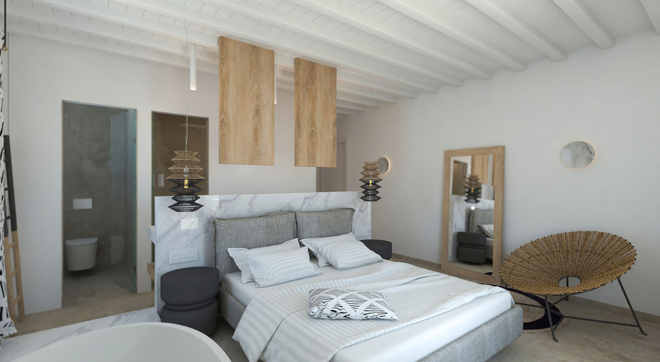 Bedroom 3, Apiro Mykonos, South Aegean