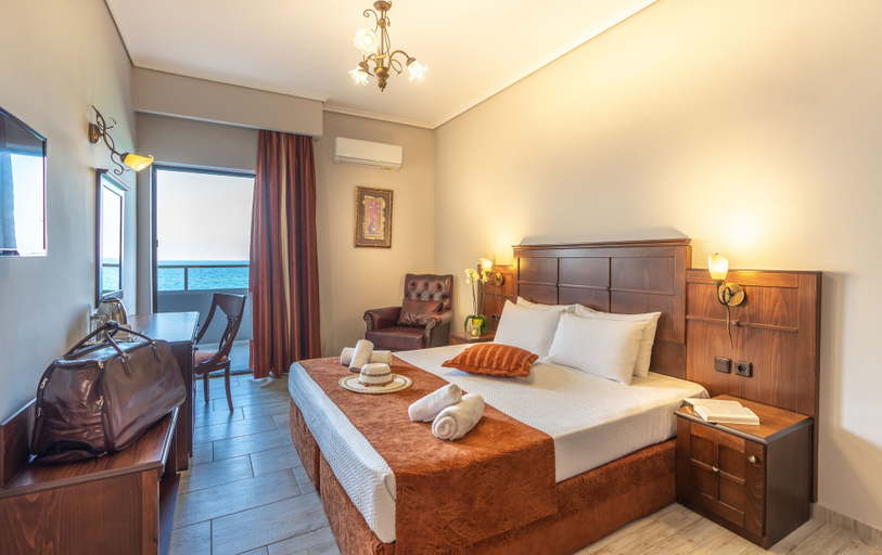 Bedroom 2, Paralia Beach Boutique Hotel, Central Macedonia