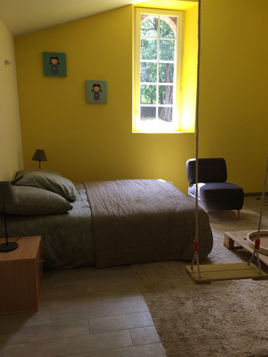 Bedroom 2, Cabane de la Bernardière, Maine-et-Loire