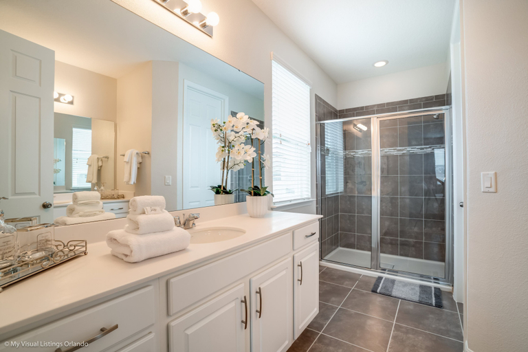 Bathroom 3, 5 BD 4.5 BH With Game Room and Spa, Orange