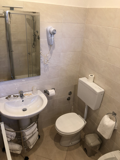 Bathroom 4, Hotel Chopin, Rome