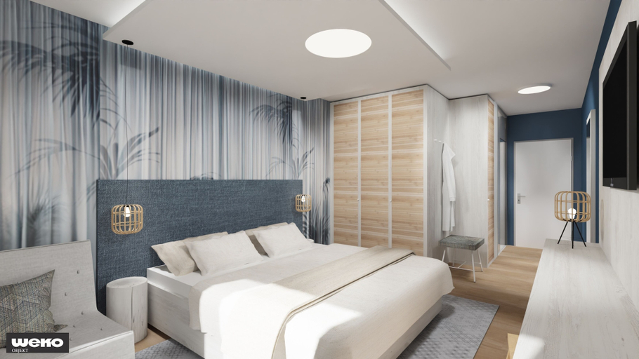 Bedroom 3, Victory Gästehaus Therme Erding, Erding