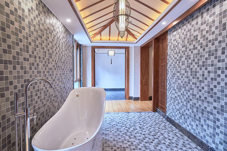 Bathroom, Xishuangbana Yunshangpin Hotel, Xishuangbanna Dai
