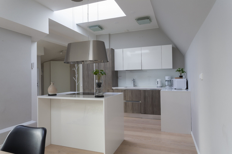 Private kitchen 3, 2ndhomes Kluuvi 2BR penthouse with balcony and sauna, Uusimaa