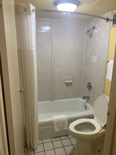 Bathroom 4, Sunrise Extended Stay, White