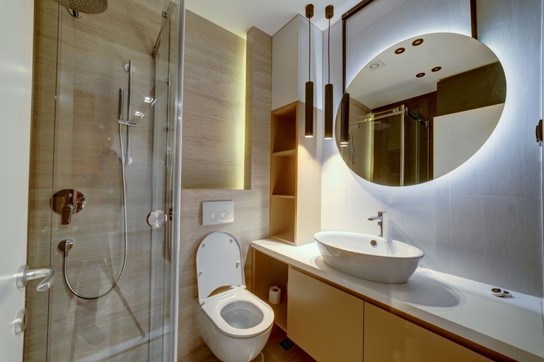 Bathroom 4, Black Pearl Luxury Suites, Belgrade