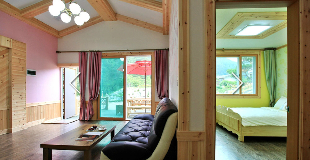 Bedroom 2, Hansoll Pension, Pyeongchang