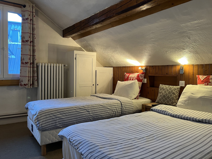 Bedroom 4, Hotel de Trois St Gervais, Haute-Savoie