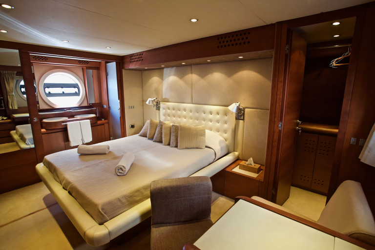 Bedroom 2, Italy Luxury Yacht Charter, Messina