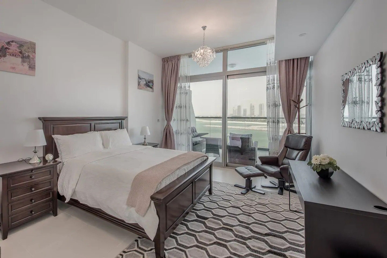 Bedroom 3, Stunning 1 Bedroom Sea View on the Palm, Dubai