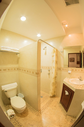 Bathroom 5, Hotel Mesón de los Remedios, Morelia