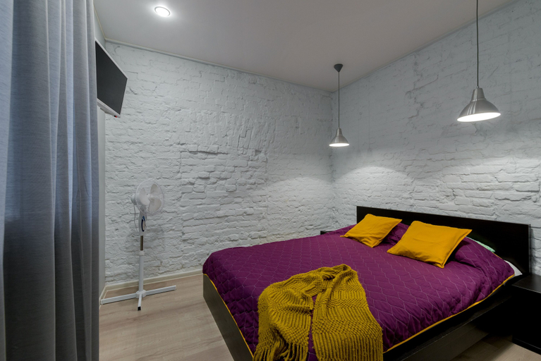 Bedroom 2, RentalSPb 2 Loft Studio, Sankt-Peterburg gorsovet
