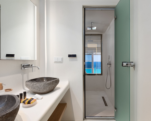 Bathroom 4, Villa Santa Esmeralda Mykonos, South Aegean