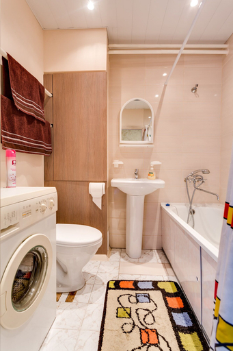 Bathroom, Apartment on Novomaryinskaya, South-Eastern
