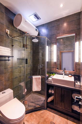 Bathroom 5, Elsewhere Boutique Hotel Inn North Street, Jinzhong