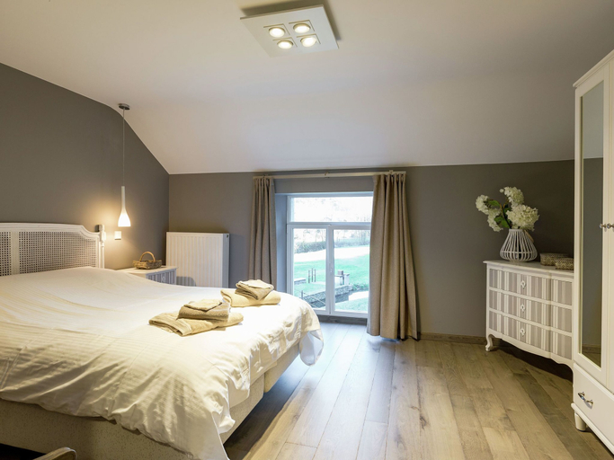 Bedroom 2, Renovated Mill in Gedinne With Garden, Namur