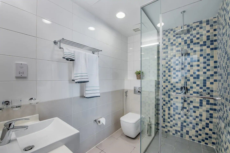 Bathroom, Stunning 1 Bedroom Sea View on the Palm, Dubai