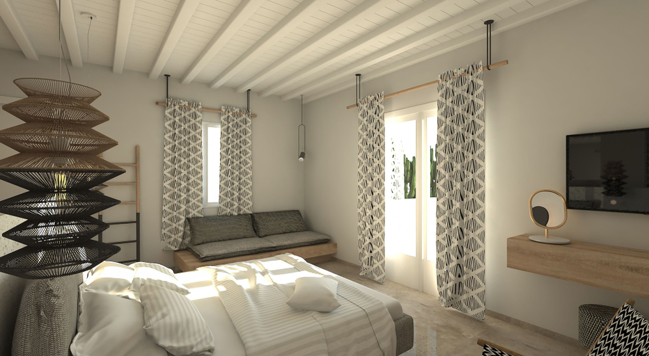 Bedroom 4, Apiro Mykonos, South Aegean