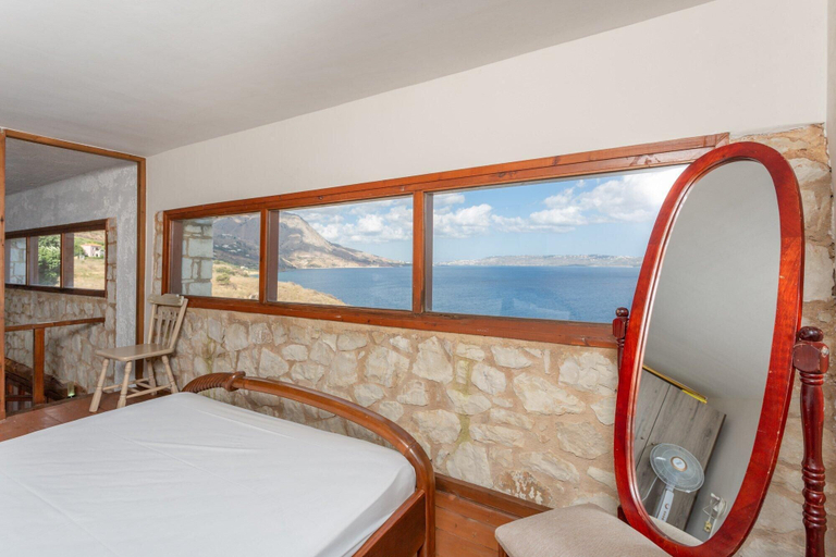 Bedroom 3, Souda Bay View Large Private Pool Walk to Beach Sea Views A C Wifi - 2119, Crete