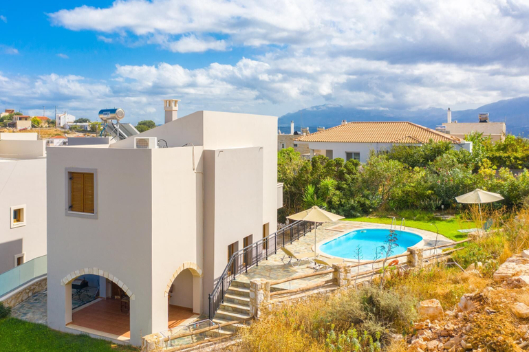Exterior & Views 2, Villa Stratos Large Private Pool Sea Views A C Wifi Eco-friendly - 2117, Crete