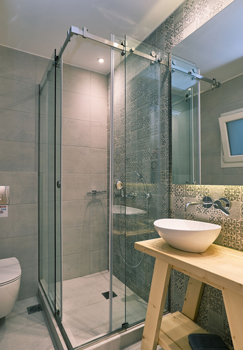 Bathroom 3, Olympic Spirit Apt in N. Kosmos, Attica